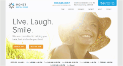 Desktop Screenshot of monetdentalgroup.com