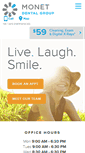 Mobile Screenshot of monetdentalgroup.com